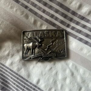Alaska The Last Frontier Vintage Belt Buckle 🫎